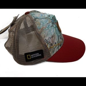 National Geographic Map Trucker Hat